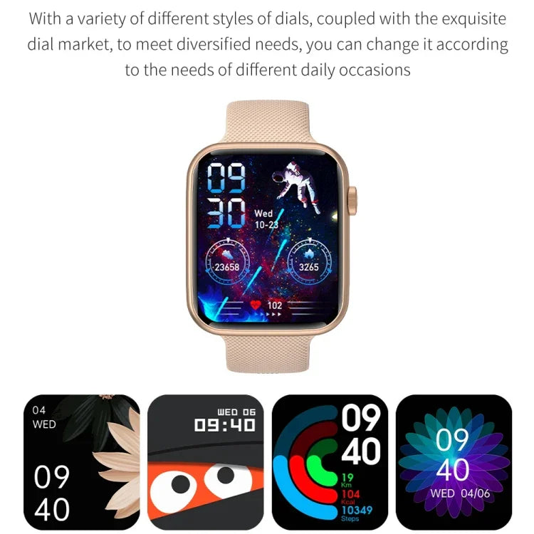 Đồng hồ thông minh HT15 dây silicone 1.85 inch chống nước IP67, Hỗ trợ gọi Bluetooth / theo dõi giấc ngủ