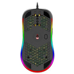 Chuột chơi game có dây HXSJ X600 6 phím phát sáng RGB lập trình macro, X600