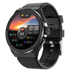 BM01 Dây silicone 1.45 inch Đồng hồ thông minh chống nước IP68 Hỗ trợ gọi Bluetooth / NFC, Dây silicone (Bạc), Dây silicone (Đen)