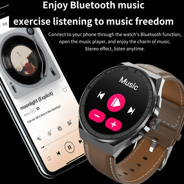 BM01 Dây silicone 1.45 inch Đồng hồ thông minh chống nước IP68 Hỗ trợ gọi Bluetooth / NFC, Dây silicone (Bạc), Dây silicone (Đen)