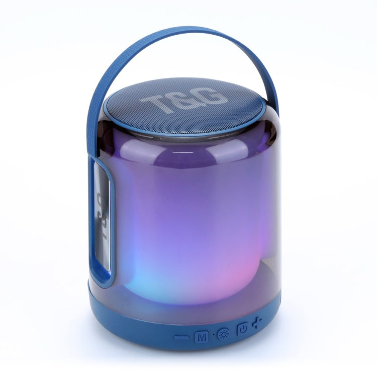 Loa Bluetooth không dây T&G TG376 ngoài trời có đèn LED RGB đa màu và loa siêu trầm