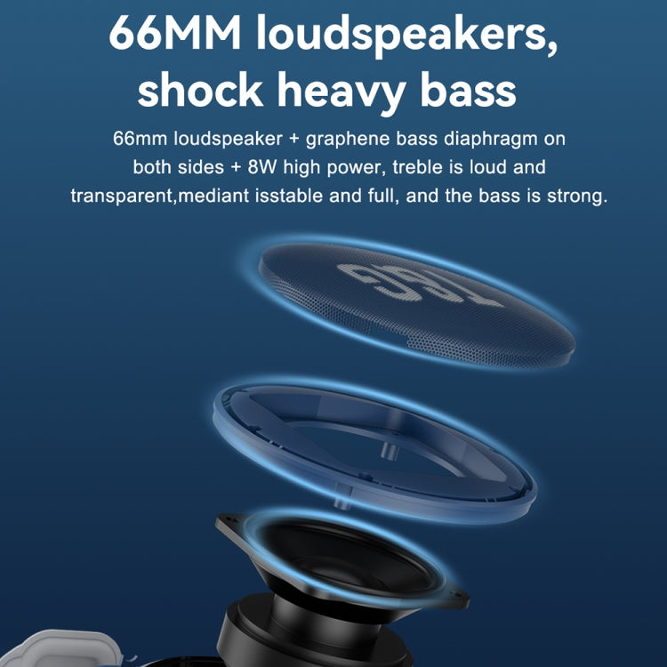 Loa Bluetooth không dây T&G TG376 ngoài trời có đèn LED RGB đa màu và loa siêu trầm