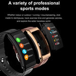 K13 Dây thép 1.14 inch Đồng hồ thông minh có tai nghe tháo rời Hỗ trợ gọi Bluetooth, Dây thép (Đen), Dây thép (Vàng)