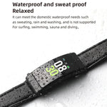 K50+ Dây da 0.96 inch Đồng hồ thông minh có tai nghe tháo rời Chống nước Life Hỗ trợ gọi Bluetooth, Dây da (Đen)