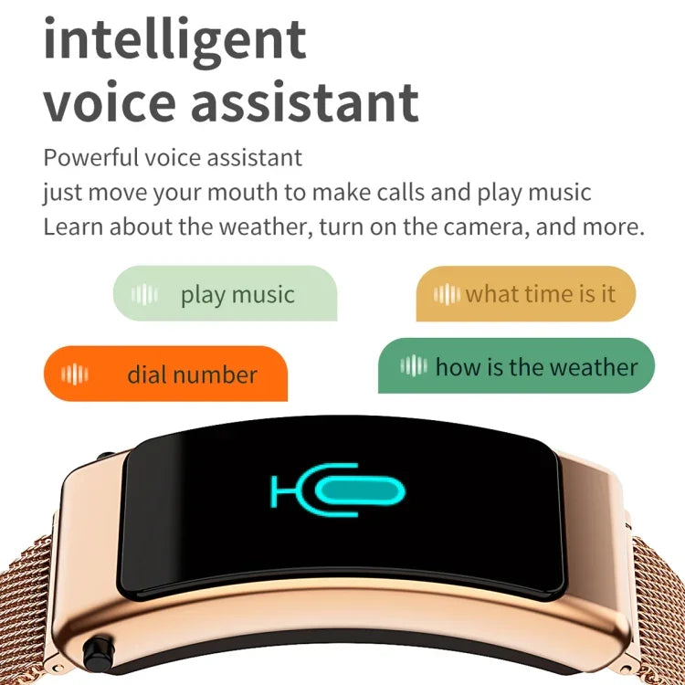K50 Dây silicone 1.08 inch Đồng hồ thông minh có tai nghe tháo rời Chống nước IP67 Hỗ trợ gọi Bluetooth, Dây silicone (Đen), Dây silicone (Đen Bạc)