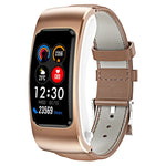 K60 Dây da 1.08 inch Đồng hồ thông minh có tai nghe tháo rời Chống nước Life Hỗ trợ gọi Bluetooth, Dây da (Đen Bạc), Dây da (Nâu), Dây da (Đen), Dây da (Nâu Bạc)