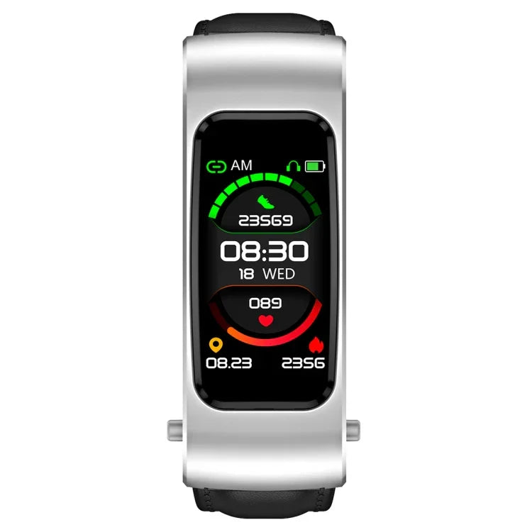 K60 Dây da 1.08 inch Đồng hồ thông minh có tai nghe tháo rời Chống nước Life Hỗ trợ gọi Bluetooth, Dây da (Đen Bạc), Dây da (Nâu), Dây da (Đen), Dây da (Nâu Bạc)