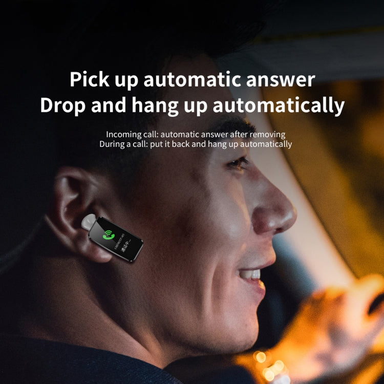 K60 Dây da 1.08 inch Đồng hồ thông minh có tai nghe tháo rời Chống nước Life Hỗ trợ gọi Bluetooth, Dây da (Đen Bạc), Dây da (Nâu), Dây da (Đen), Dây da (Nâu Bạc)