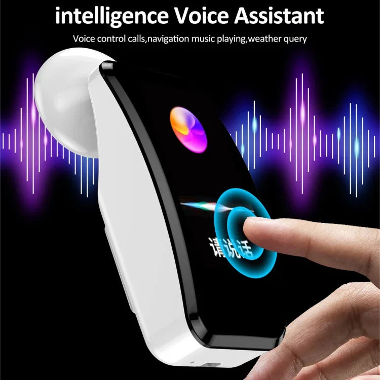 K60 Dây da 1.08 inch Đồng hồ thông minh có tai nghe tháo rời Chống nước Life Hỗ trợ gọi Bluetooth, Dây da (Đen Bạc), Dây da (Nâu), Dây da (Đen), Dây da (Nâu Bạc)