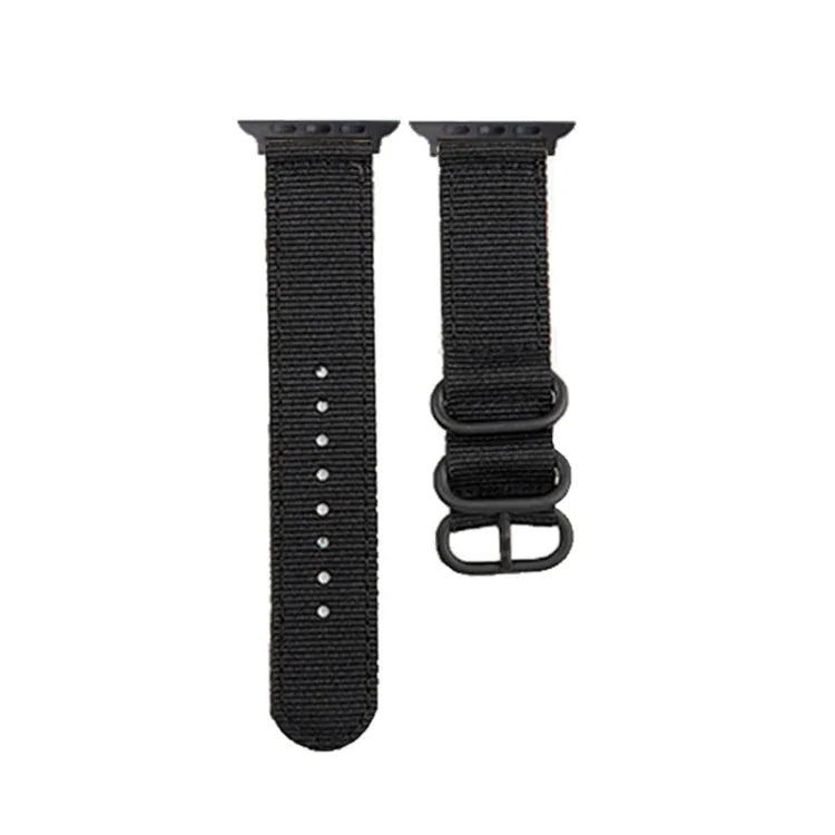 Dây đồng hồ vải bố khóa đen, Dành cho Apple Watch Series 8&7 41mm, Dành cho Apple Watch Series 8&7 45mm