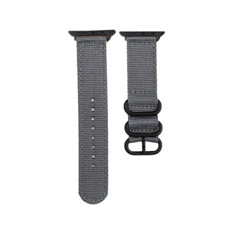 Dây đồng hồ vải bố khóa đen, Dành cho Apple Watch Series 8&7 41mm, Dành cho Apple Watch Series 8&7 45mm