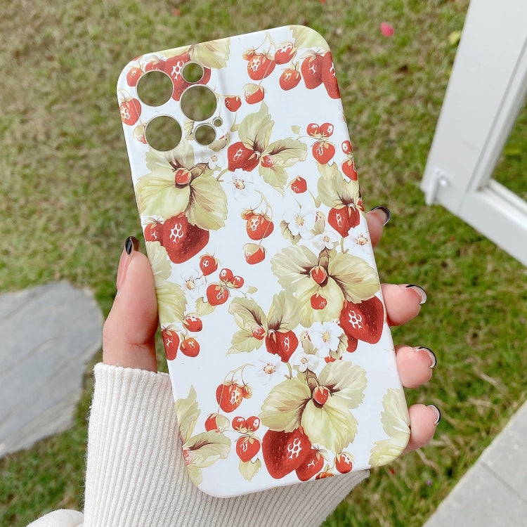 Water Sticker Flower Pattern PC Phone Case, For iPhone 11 Pro Max, For iPhone 11 Pro, For iPhone 11