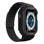 Dây đồng hồ khung tích hợp silicone, Dành cho Apple Watch Series 8&7 41mm / SE 2&6&SE&5&4 40mm, Dành cho Apple Watch Ultra 49mm, Dành cho Apple Watch Series 8&7 45mm / SE 2&6&SE&5&4 44mm