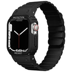 Dây đồng hồ khung tích hợp silicone, Dành cho Apple Watch Series 8&7 41mm / SE 2&6&SE&5&4 40mm, Dành cho Apple Watch Ultra 49mm, Dành cho Apple Watch Series 8&7 45mm / SE 2&6&SE&5&4 44mm