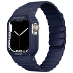 Dây đồng hồ khung tích hợp silicone, Dành cho Apple Watch Series 8&7 41mm / SE 2&6&SE&5&4 40mm, Dành cho Apple Watch Ultra 49mm, Dành cho Apple Watch Series 8&7 45mm / SE 2&6&SE&5&4 44mm