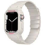 Dây đồng hồ khung tích hợp silicone, Dành cho Apple Watch Series 8&7 41mm / SE 2&6&SE&5&4 40mm, Dành cho Apple Watch Ultra 49mm, Dành cho Apple Watch Series 8&7 45mm / SE 2&6&SE&5&4 44mm