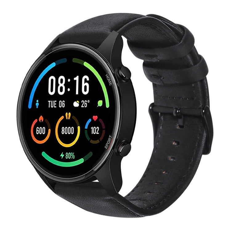 Dây đồng hồ da thật sáp dầu, dành cho Xiaomi Mi Watch Color, Samsung Gear S3, Samsung Galaxy Watch3 45mm R840, Samsung Galaxy Watch 46mm, Honor MagicWatch 2 46mm / Magic / Watch Dream, Fossil Men Sport