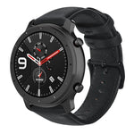 Dây đồng hồ da thật sáp dầu, dành cho Amazfit GTR 47mm / Pace / Stratos, Amazfit 2 Stratos, Ticwatch Pro / E2 / S2, Pebble Gen 1, Pebble Time