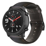 Dây đồng hồ da thật sáp dầu, dành cho Amazfit GTR 47mm / Pace / Stratos, Amazfit 2 Stratos, Ticwatch Pro / E2 / S2, Pebble Gen 1, Pebble Time