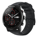 Dây đồng hồ da thật sáp dầu, dành cho Amazfit GTR 47mm / Pace / Stratos, Amazfit 2 Stratos, Ticwatch Pro / E2 / S2, Pebble Gen 1, Pebble Time