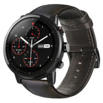 Dây đồng hồ da thật sáp dầu, dành cho Amazfit GTR 47mm / Pace / Stratos, Amazfit 2 Stratos, Ticwatch Pro / E2 / S2, Pebble Gen 1, Pebble Time