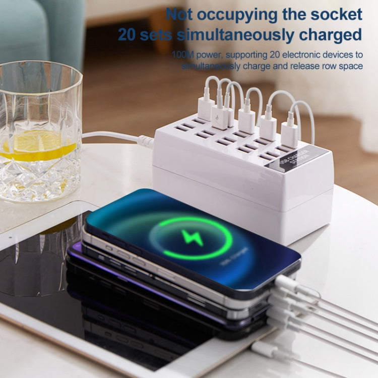 Trạm sạc USB để bàn 20 cổng HUB