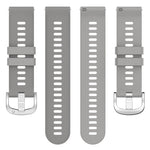 22mm Solid Color Silicone Watch Band, For Garmin Forerunner 265