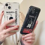 Astronaut Pattern Silicone Straight Edge Phone Case, For iPhone 6 / 6s, For iPhone 6 Plus / 6s Plus