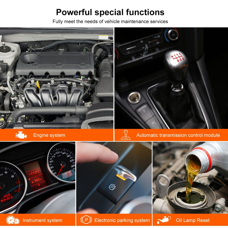 KONNWE KW480 2.8 inch Color Screen OBD2 Car Fault Detector, For BMW