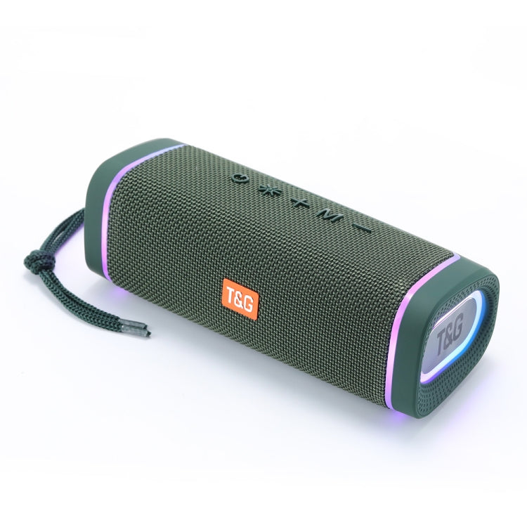 Loa Bluetooth không dây T&G TG375 ngoài trời có đèn LED RGB và loa siêu trầm, TG375