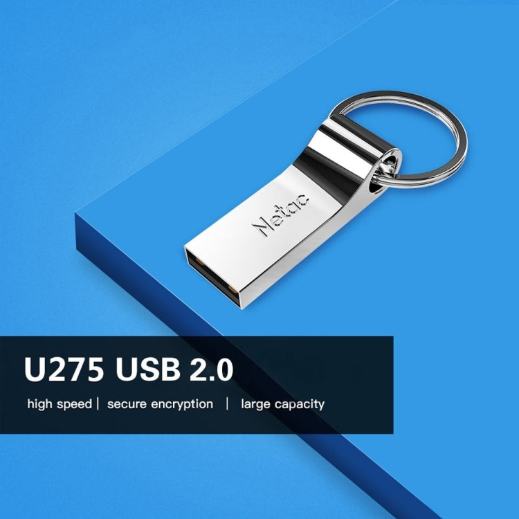 USB mã hóa an toàn Netac U275 64GB USB 2.0 hợp kim nhôm, 64GB