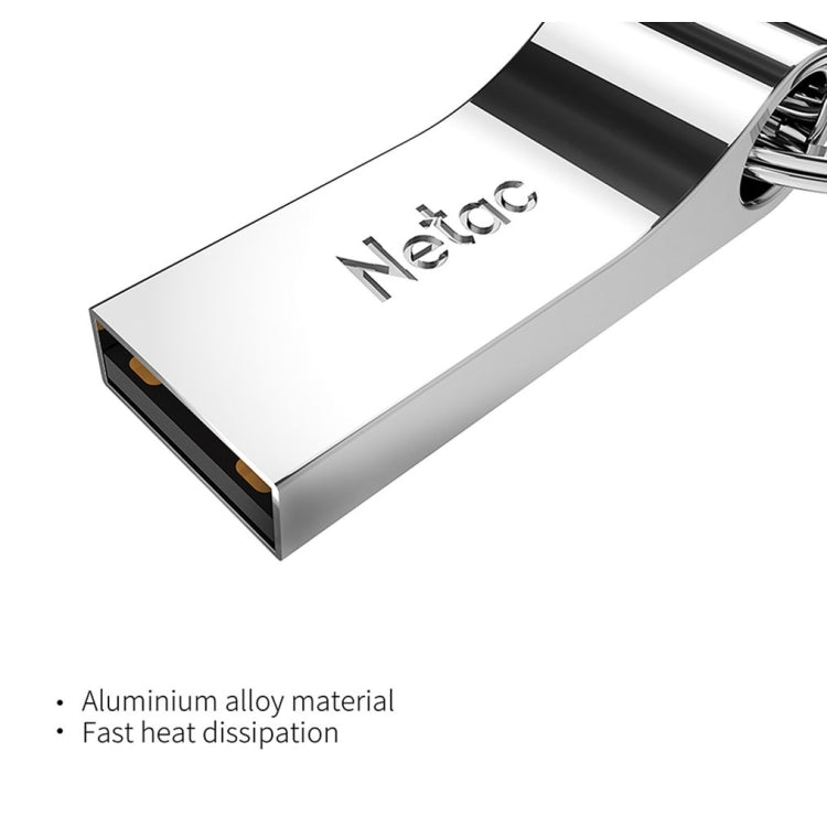 USB mã hóa an toàn Netac U275 64GB USB 2.0 hợp kim nhôm, 64GB