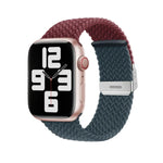 Dây đồng hồ khóa thêu bện nylon, Dành cho Apple Watch Series 8&7 41mm, Dành cho Apple Watch Series 8&7 45mm