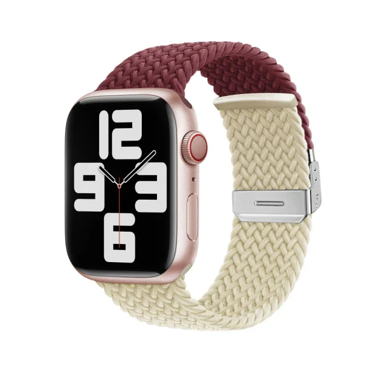 Dây đồng hồ khóa thêu bện nylon, Dành cho Apple Watch Series 8&7 41mm, Dành cho Apple Watch Series 8&7 45mm