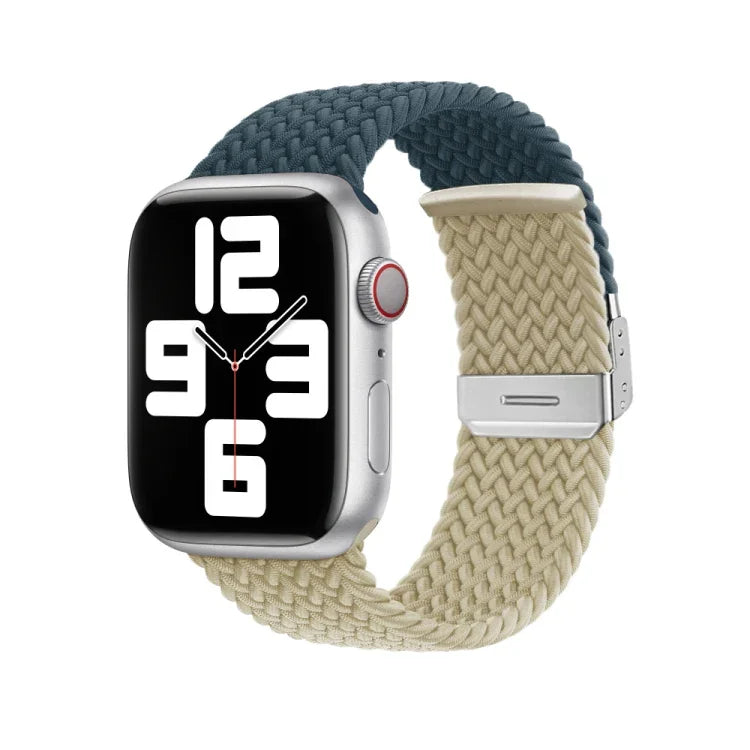 Dây đồng hồ khóa thêu bện nylon, Dành cho Apple Watch Series 8&7 41mm, Dành cho Apple Watch Series 8&7 45mm