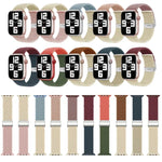 Dây đồng hồ khóa thêu bện nylon, Dành cho Apple Watch Series 8&7 41mm, Dành cho Apple Watch Series 8&7 45mm