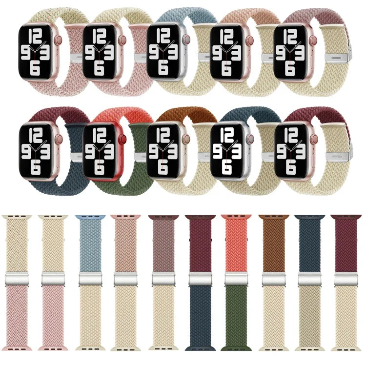 Dây đồng hồ khóa thêu bện nylon, Dành cho Apple Watch Series 8&7 41mm, Dành cho Apple Watch Series 8&7 45mm