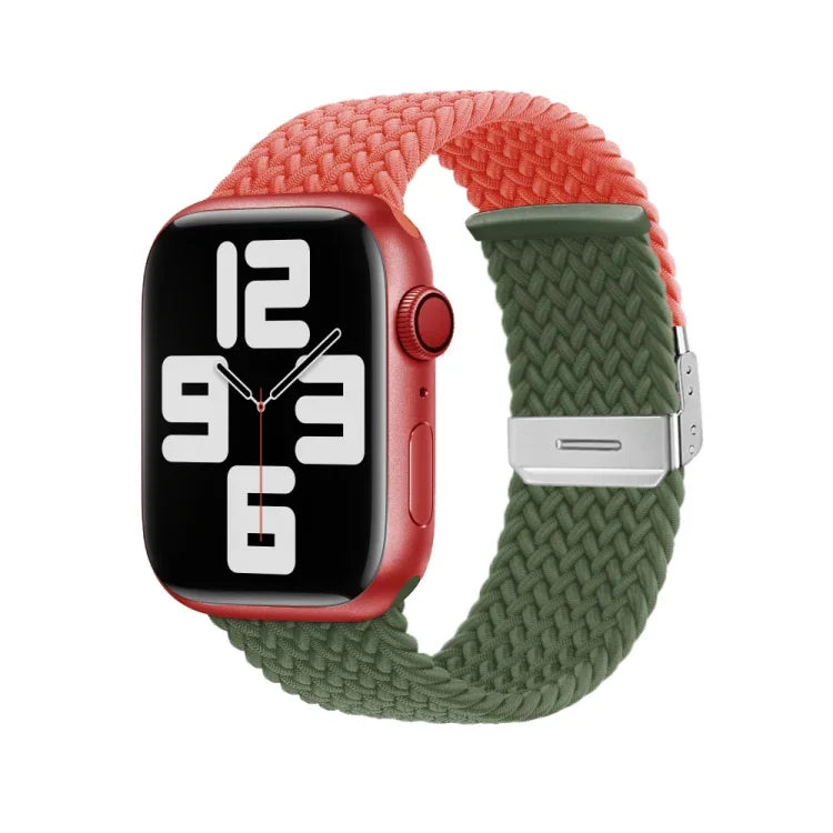 Dây đồng hồ khóa thêu bện nylon, Dành cho Apple Watch Series 8&7 41mm, Dành cho Apple Watch Series 8&7 45mm