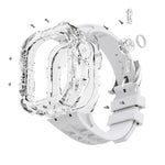 Dây đồng hồ vỏ giáp cao su flo trong suốt, Dành cho Apple Watch Ultra 3 / 2 / 1 49mm