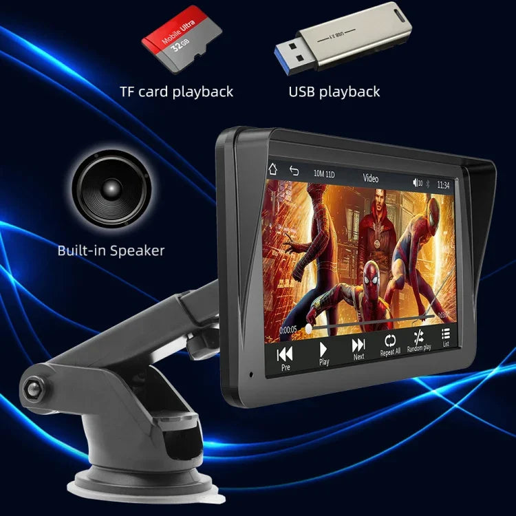 Máy nghe nhạc MP5 Bluetooth ô tô 7 inch B5300 hỗ trợ kết nối điện thoại di động, B5300