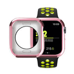 Ốp bảo vệ TPU mạ kim loại lỗ tròn rỗng, Dành cho Apple Watch Series 6 / 5 / 4 / SE 2025 / 2023 / 2022 40mm, Dành cho Apple Watch Series 3 & 2 & 1 42mm