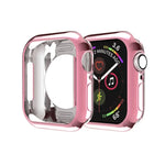 Ốp bảo vệ TPU mạ kim loại lỗ tròn rỗng, Dành cho Apple Watch Series 6 / 5 / 4 / SE 2025 / 2023 / 2022 40mm, Dành cho Apple Watch Series 3 & 2 & 1 42mm