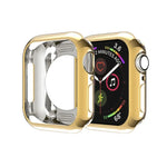 Ốp bảo vệ TPU mạ kim loại lỗ tròn rỗng, Dành cho Apple Watch Series 6 / 5 / 4 / SE 2025 / 2023 / 2022 40mm, Dành cho Apple Watch Series 3 & 2 & 1 42mm