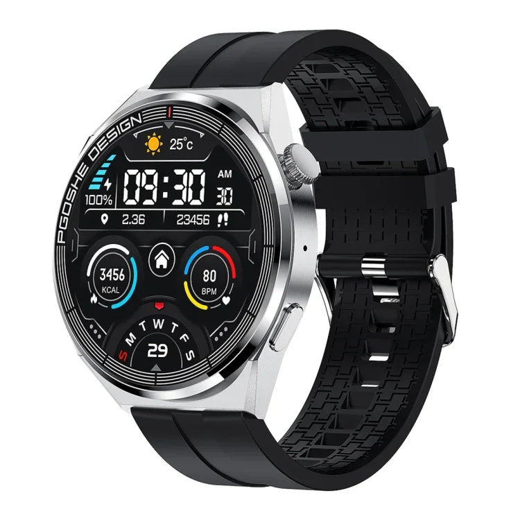 PG3 Pro Đồng hồ thông minh màn hình TFT 1.41 inch, Hỗ trợ đo nhịp tim / huyết áp