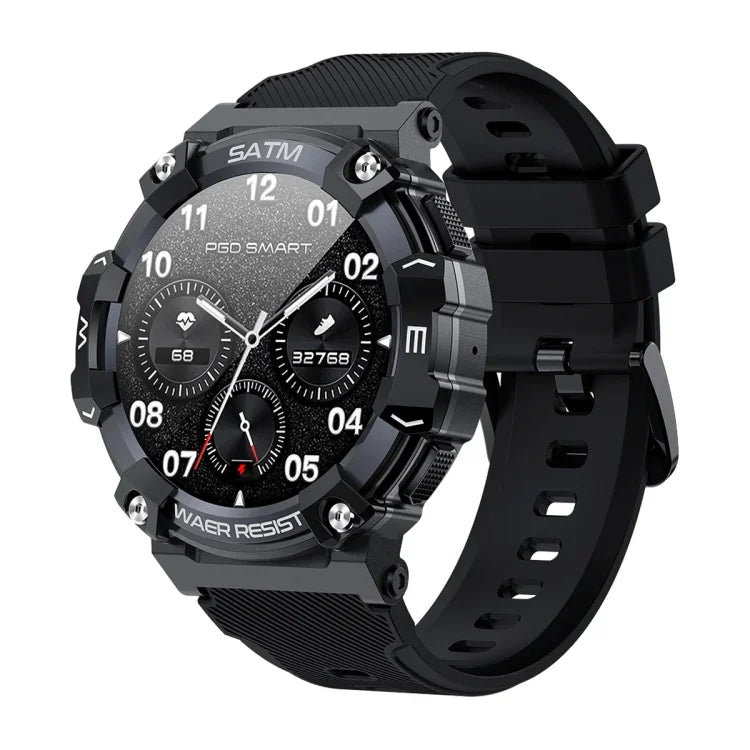 Đồng hồ thông minh PG666 màn hình TFT 1.39 inch, gọi Bluetooth, hỗ trợ theo dõi nhịp tim / huyết áp