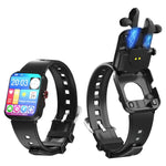 Vòng đeo tay thông minh S6 TWS tai nghe 1.91 inch, hỗ trợ gọi Bluetooth / theo dõi sức khỏe