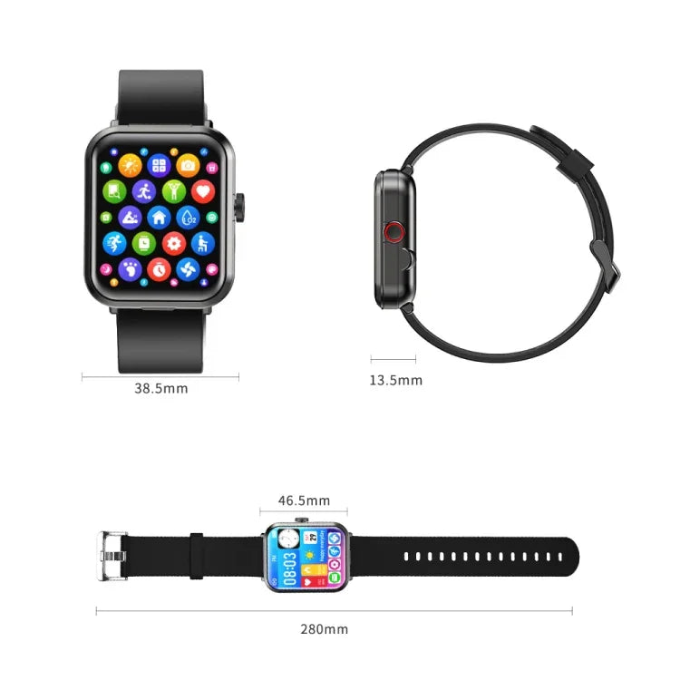 Vòng đeo tay thông minh S6 TWS tai nghe 1.91 inch, hỗ trợ gọi Bluetooth / theo dõi sức khỏe