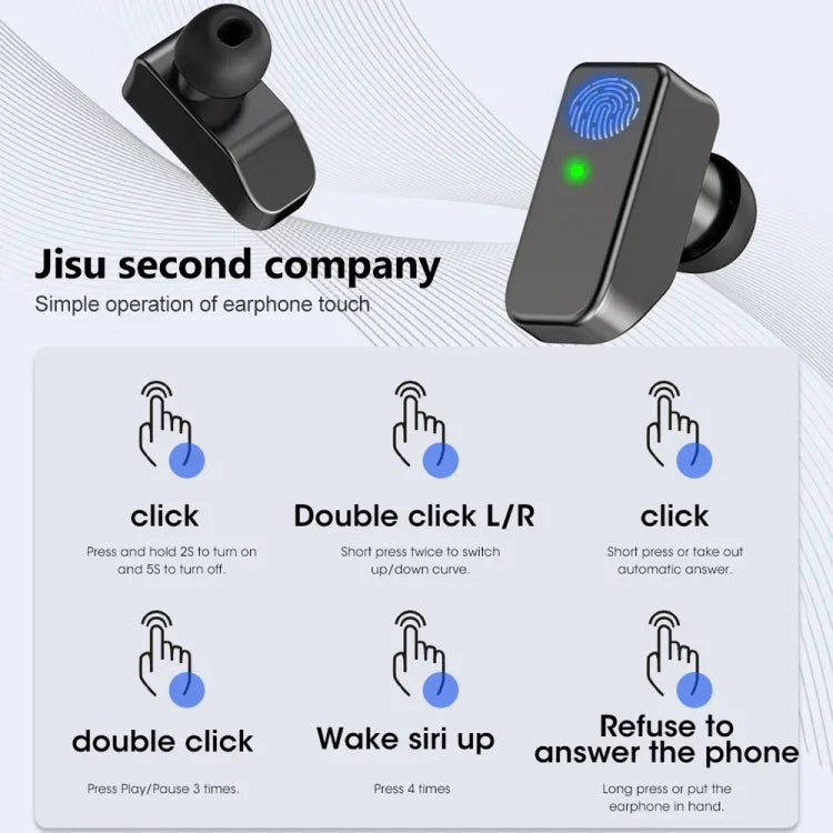 Vòng đeo tay thông minh S6 TWS tai nghe 1.91 inch, hỗ trợ gọi Bluetooth / theo dõi sức khỏe