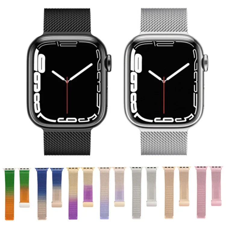 Dây đồng hồ kim loại khóa gập Milan, Dành cho Apple Watch Series 8&7 45mm, Dành cho Apple Watch Series 8&7 41mm