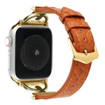 Dây đồng hồ da thật cá sấu khóa D, Dành cho Apple Watch Series 8&7 45mm, Dành cho Apple Watch Series 8&7 41mm